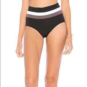 L Space Portia Stripe bikini bottom